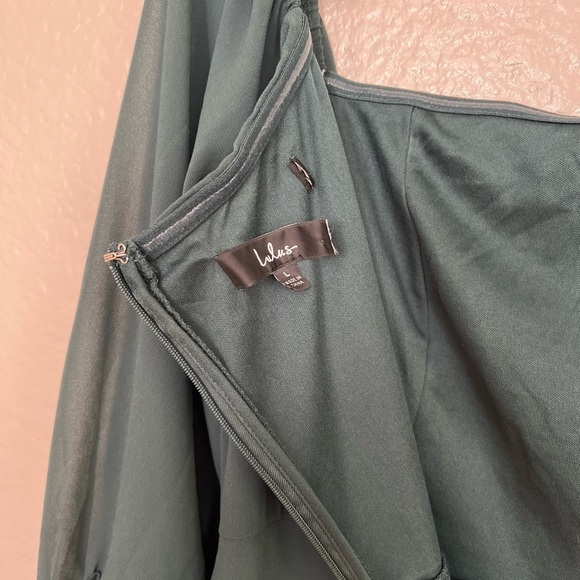 NWOT Feel the Romance Emerald Green Off-the-Shoulder Maxi Dress - Picture 8 of 8